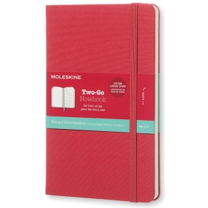 Bloc de notas Moleskine Two-Go Notebook Red