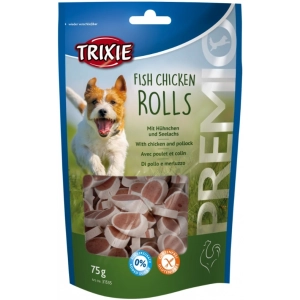 Alimento para perros Trixie Premio Fish/Chicken Rolls 0,075 kg