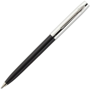 Mando Fisher Space Pen Cap- O-Matic Black Chrome